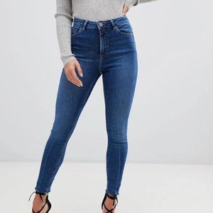 ASOS Design Ridley High Waisted Skinny Jeans
